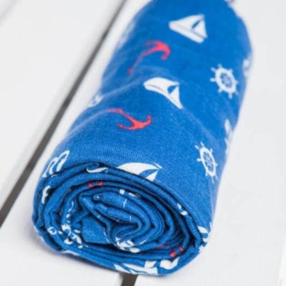 NWT Lenny Lamb Blanket Nautical - Picture 5 of 7